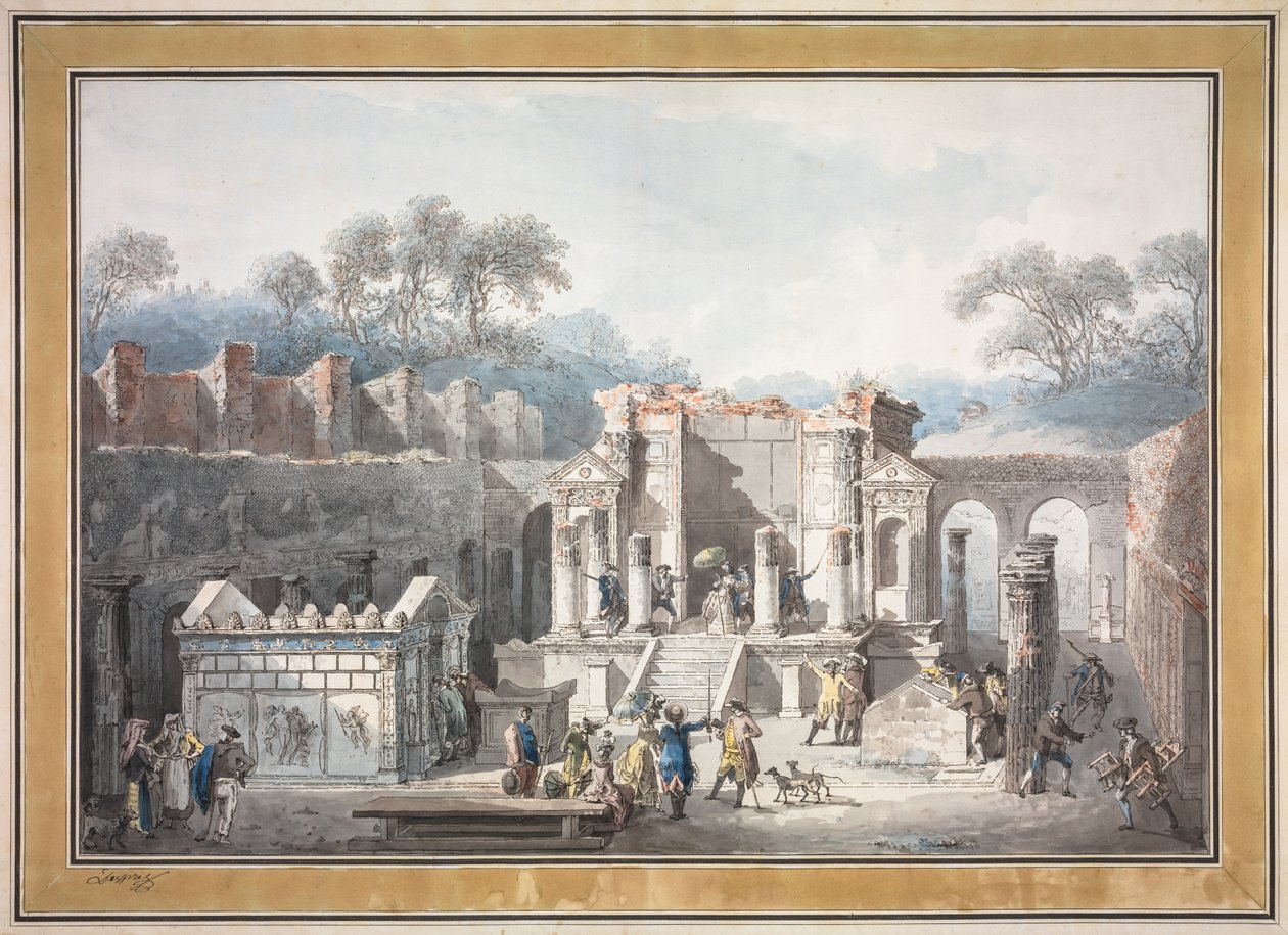 Ízisz temploma Pompejiben alkotó: Francesco Piranesi