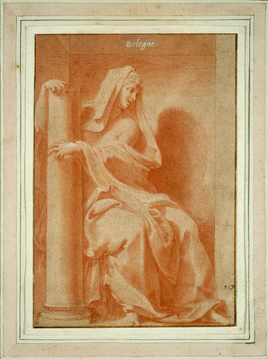 Fortitude (Tanulmány a "Cabinet du roi" [Királyi dolgozószoba] számára) alkotó: Francesco Primaticcio