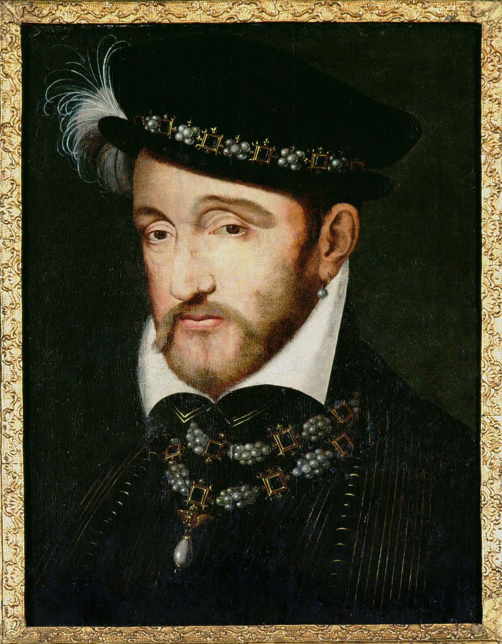 Henrik portréja (1519-59) alkotó: Francesco Primaticcio