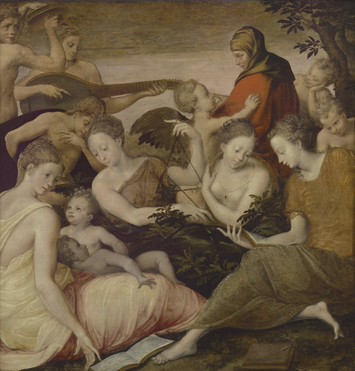 A zene művészete, 1565 körül alkotó: Francesco Primaticcio