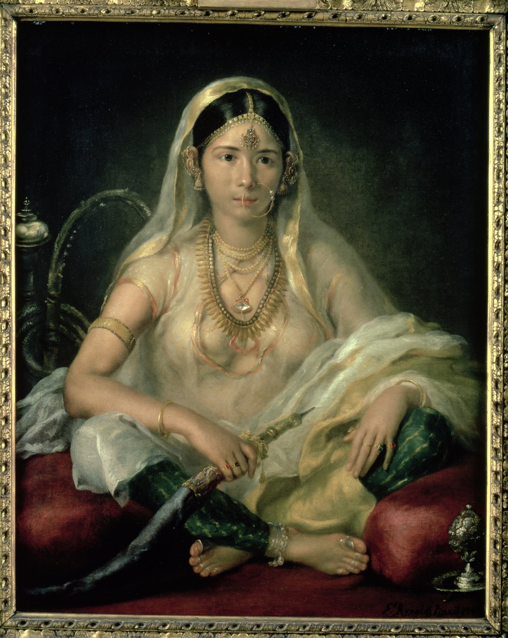 Egy mogul hölgy portréja, 1787 alkotó: Francesco Renaldi