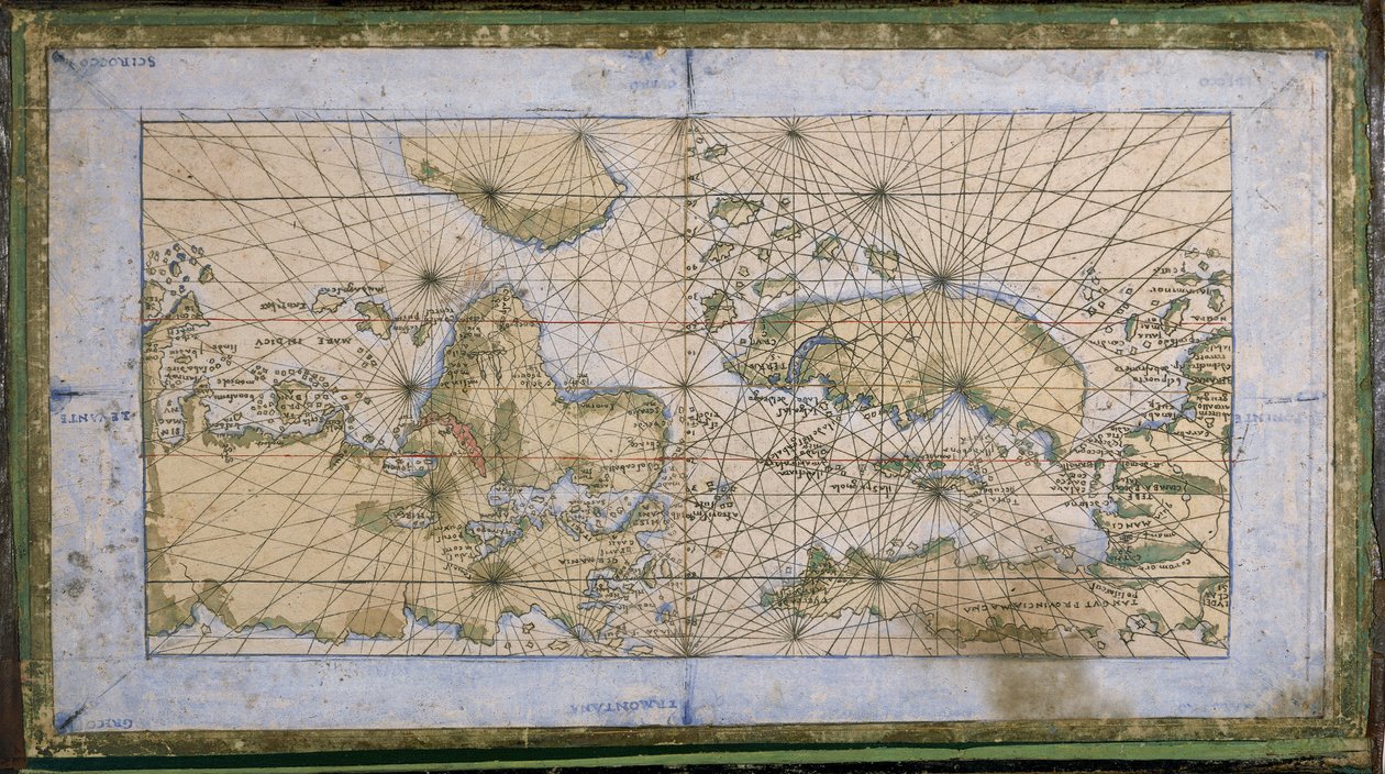 Világ planiszféra alkotó: Francesco Rosselli