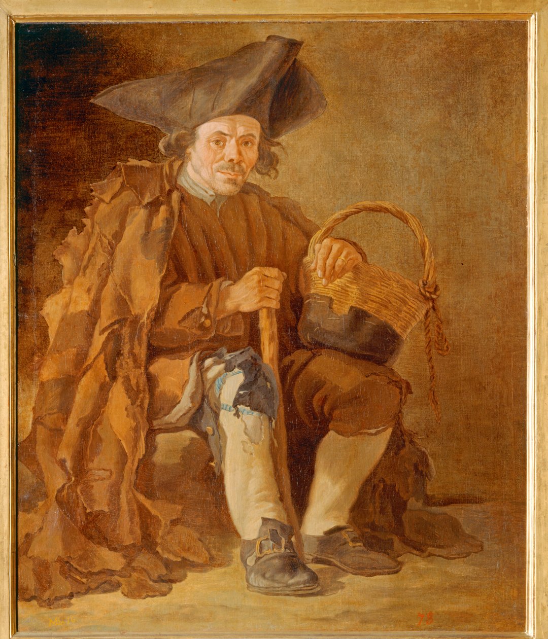 Vieil homme au chapeau - Szegény ember kalapban ... alkotó: Francesco Sasso