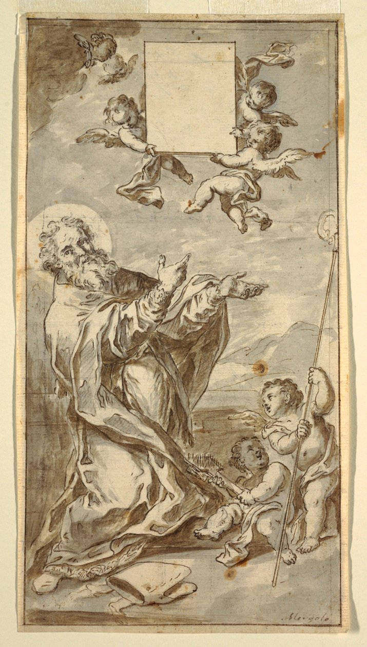 St. Blaise képe alkotó: Francesco Saverio Mergolo