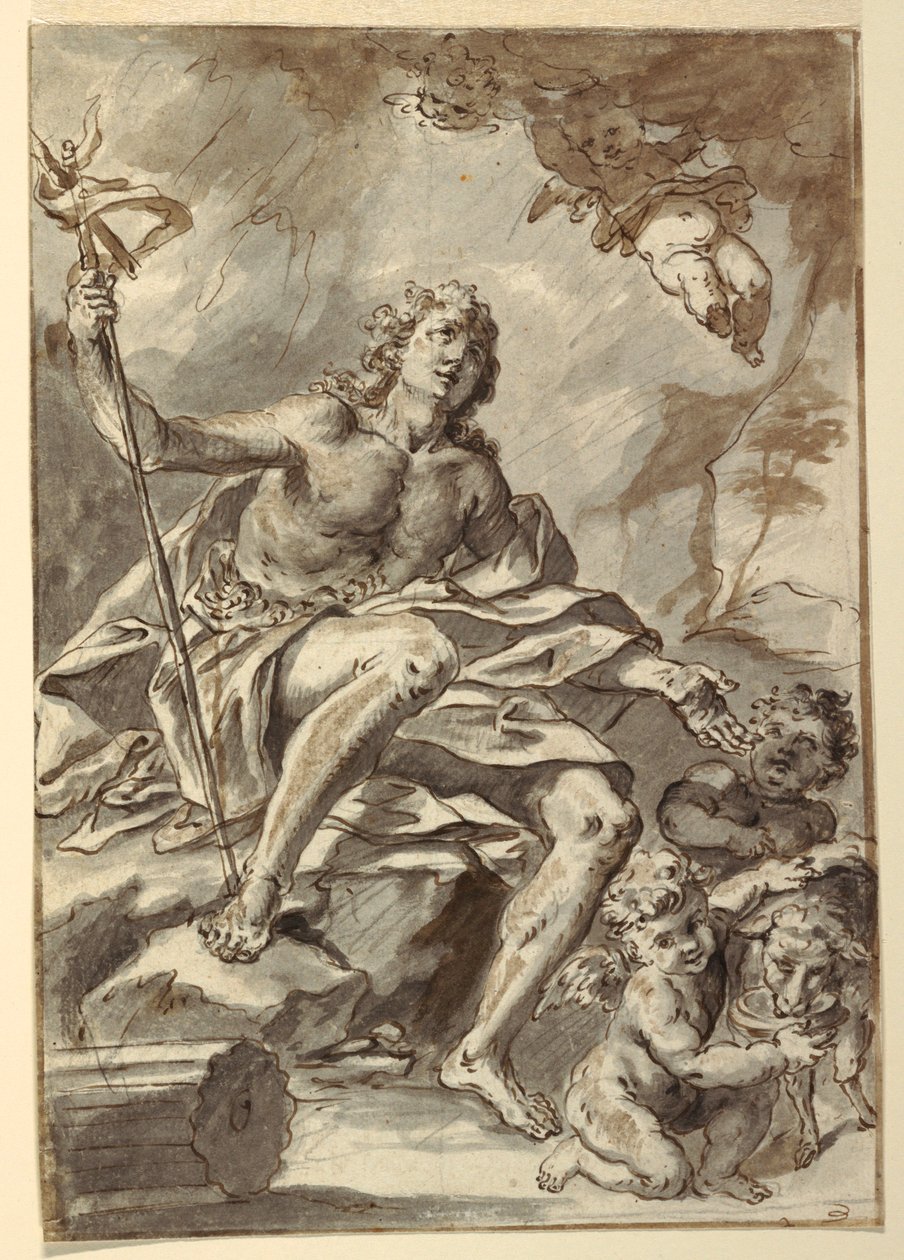 Keresztelő Szent János alkotó: Francesco Saverio Mergolo