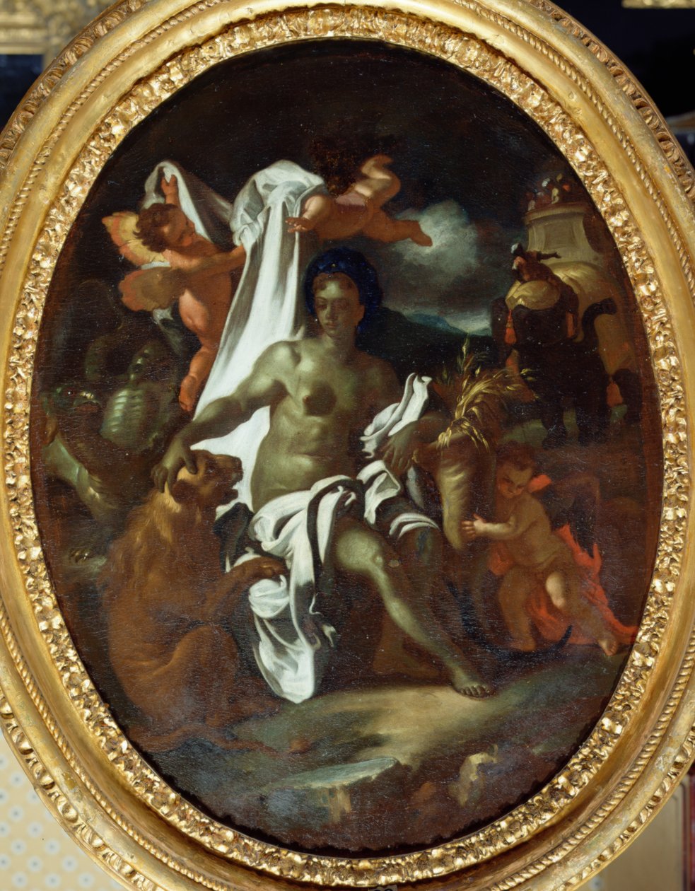 Afrika allegóriája (olaj, vászon) alkotó: Francesco Solimena