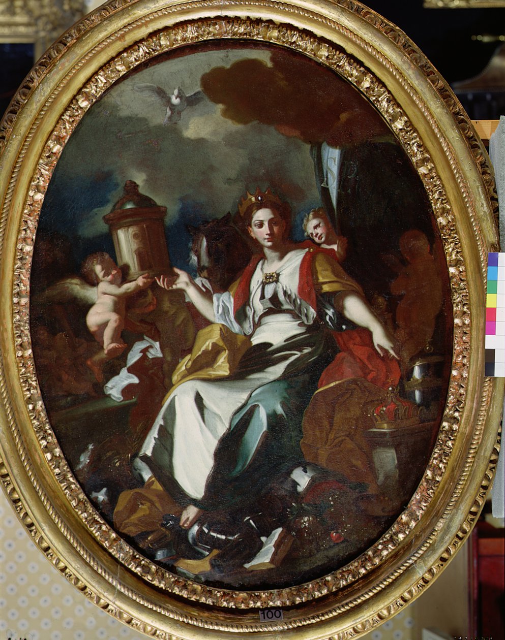 Európa allegóriája (olaj, vászon) alkotó: Francesco Solimena
