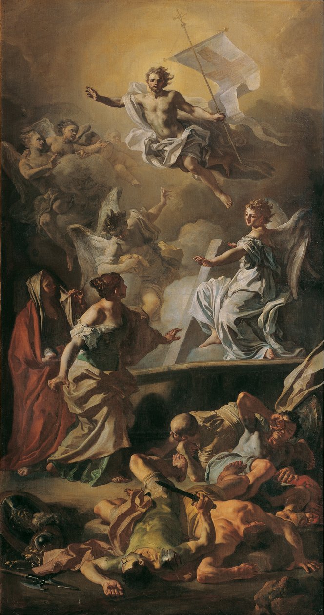 Krisztus feltámadása alkotó: Francesco Solimena