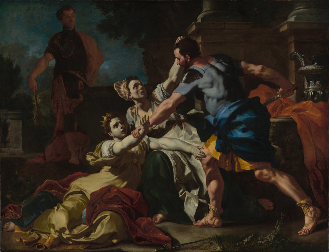 Messalina halála alkotó: Francesco Solimena