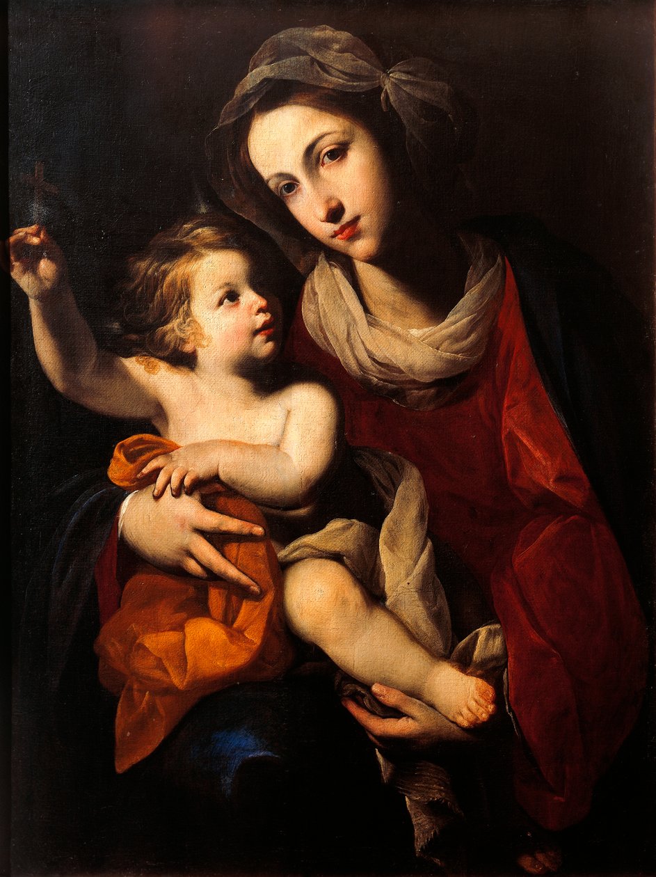 Francesco Solimena: Madonna és gyermeke (1657-1747) alkotó: Francesco Solimena