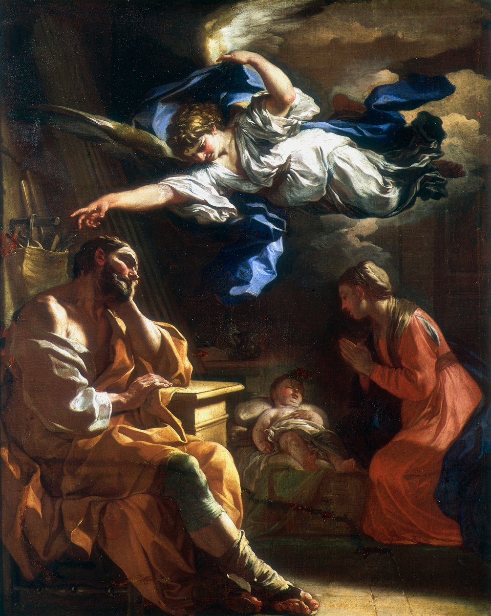 „Szent József álma”, 1677-1747 alkotó: Francesco Solimena