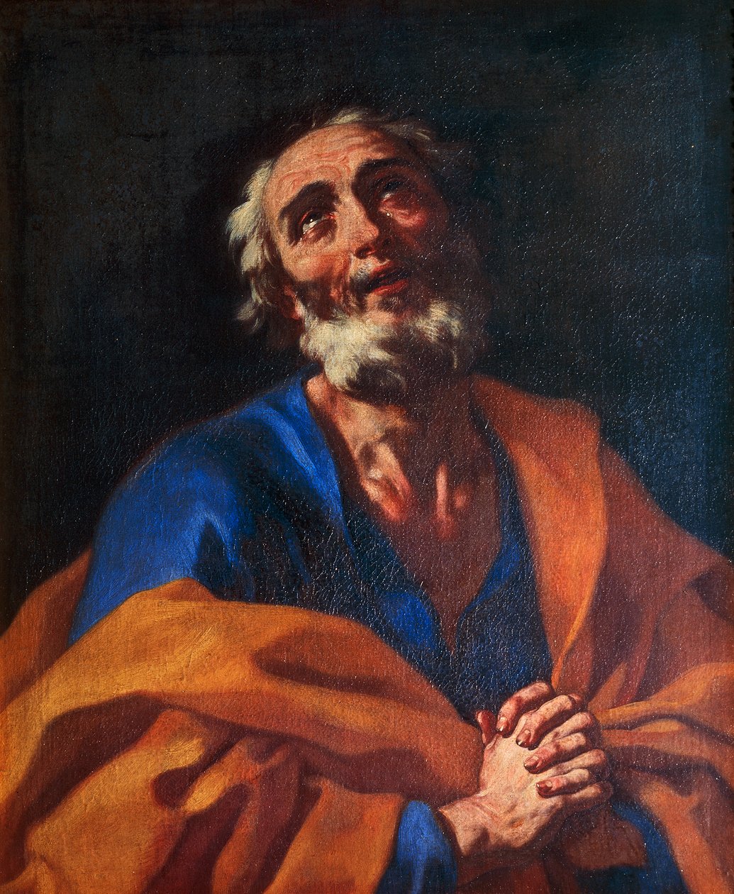 Szent Péter, Francesco Solimena (1657-1747), olaj, vászon, 79x65 cm. alkotó: Francesco Solimena