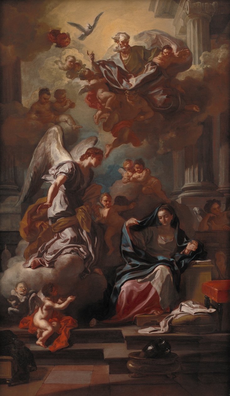 Az Annunciáció alkotó: Francesco Solimena