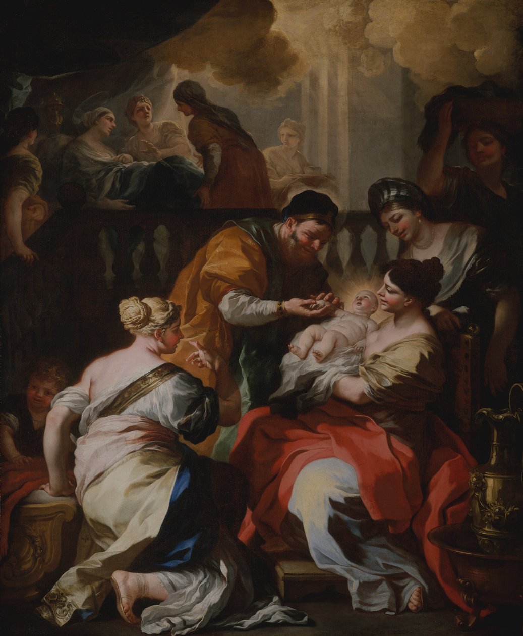 A Szűz születése, kb. 1690. alkotó: Francesco Solimena