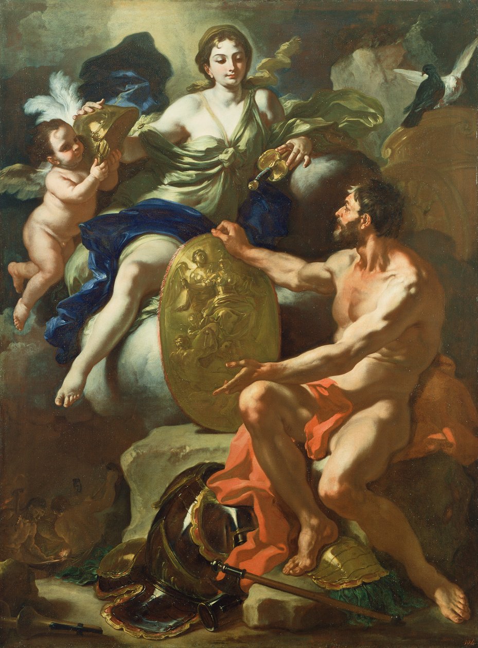 Vénusz a Vulkán kovácsműhelyében alkotó: Francesco Solimena