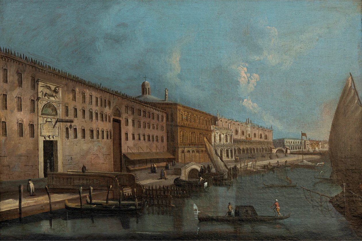 Francesco Tironi A velencei Szent Márk medence látképe alkotó: Francesco Tironi