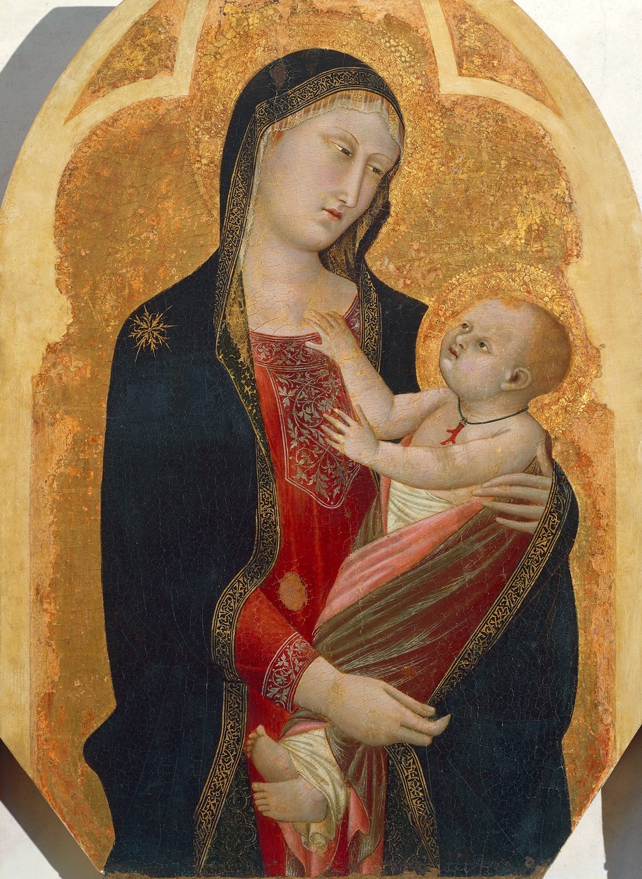 Madonna gyermekkel, Francesco Traini (aktív 1321-1365) alkotó: Francesco Traini