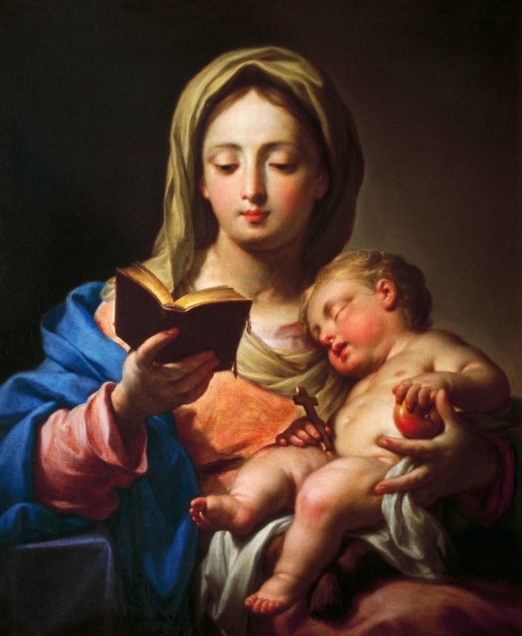 Madonna gyermekkel (olaj, vászon) alkotó: Francesco Trevisani