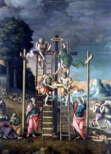 The Deposition of Christ, 1518 körül (panel) alkotó: Francesco Ubertini Verdi Bachiacca