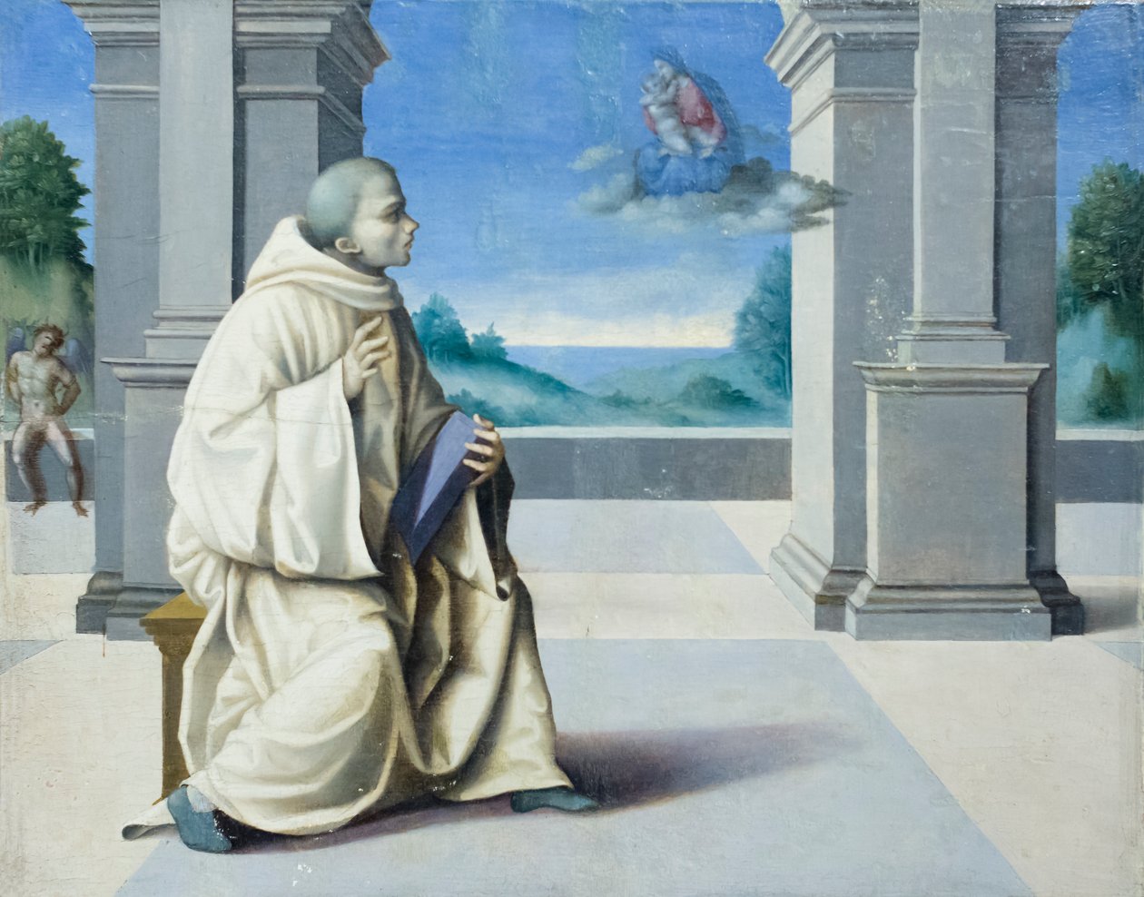 Clairvaux-i Szent Bernát látomása alkotó: Francesco Ubertini Verdi Bachiacca