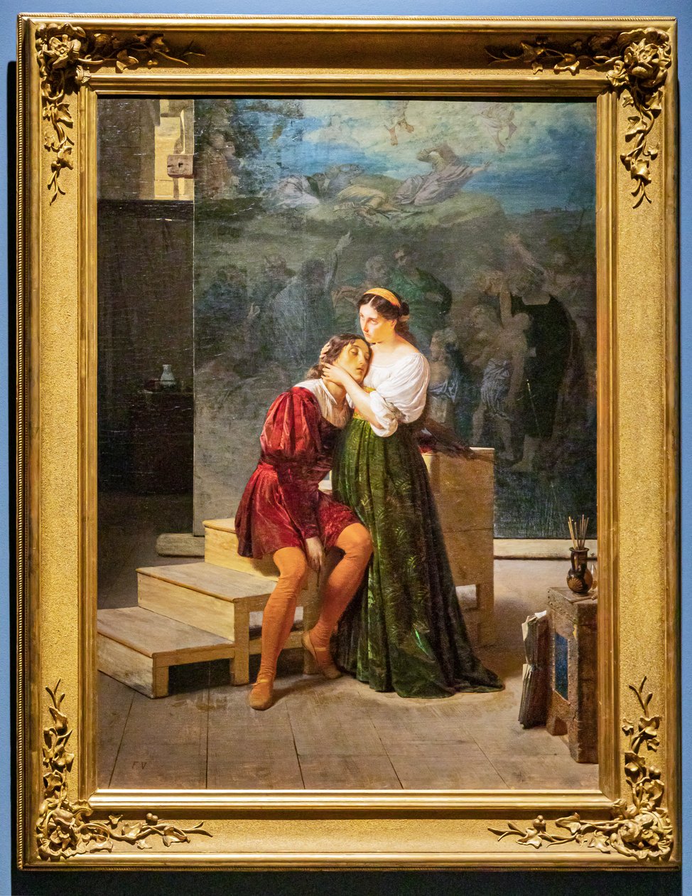 Raphael és Fornarina alkotó: Francesco Valaperta