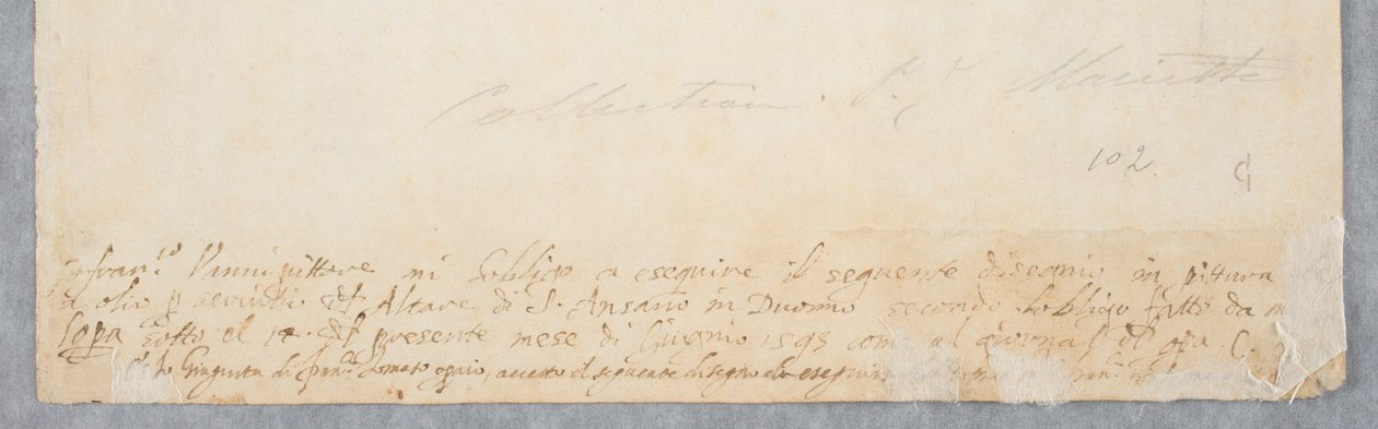 Szent Ansano a sienaiakat megkeresztelve, 1593 körül (kréta papíron) alkotó: Francesco Vanni