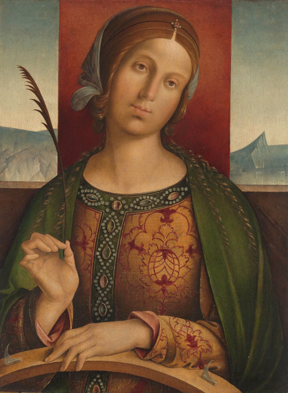 Alexandriai Szent Katalin alkotó: Francesco Zaganelli di Bosio (attributed to)