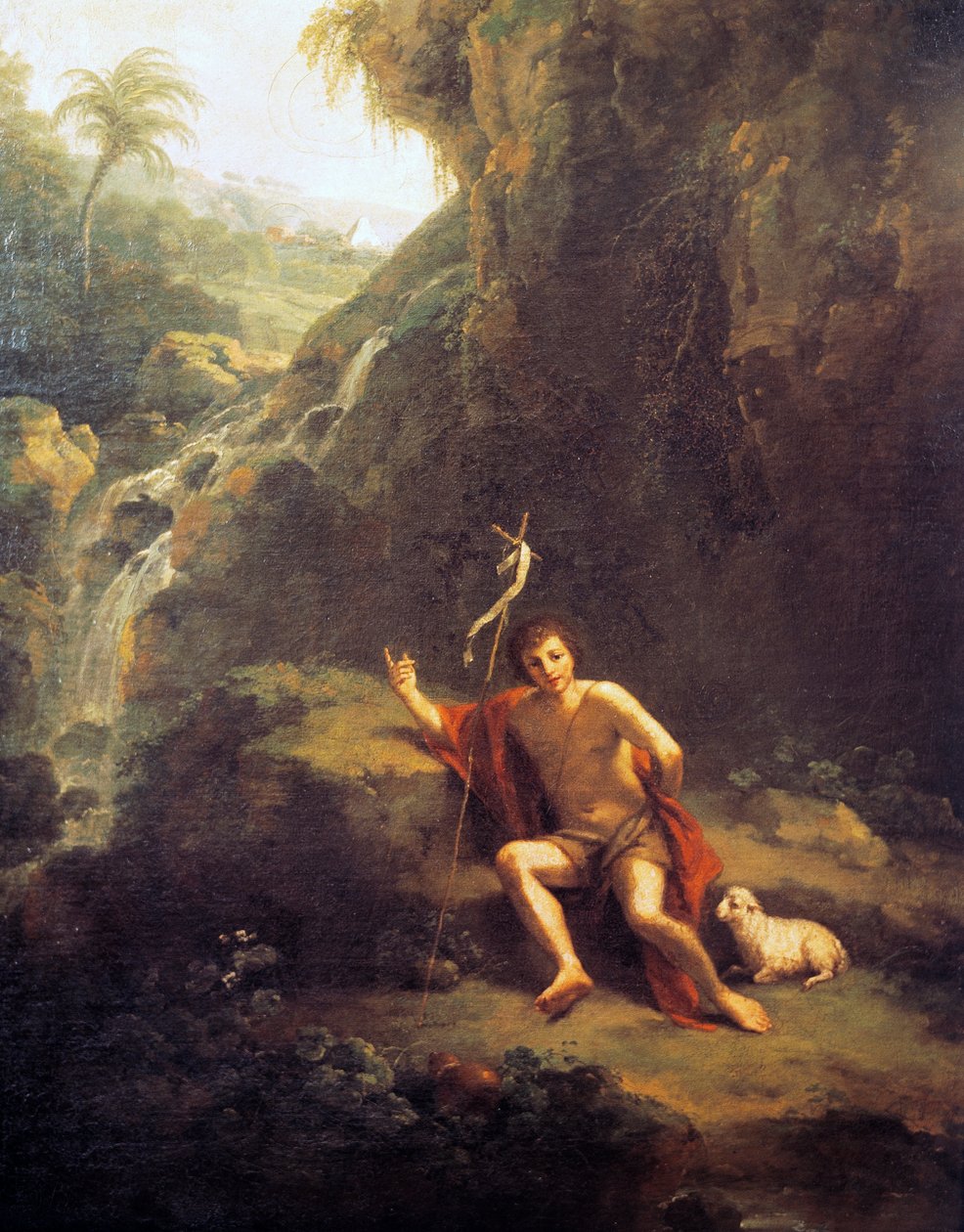 Táj Keresztelő Szent Jánossal alkotó: Francesco Zuccarelli