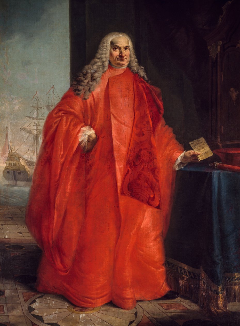 Daniele Girolamo Dolfin (1656-1729) velencei politikus portréja alkotó: Francesco Zugno