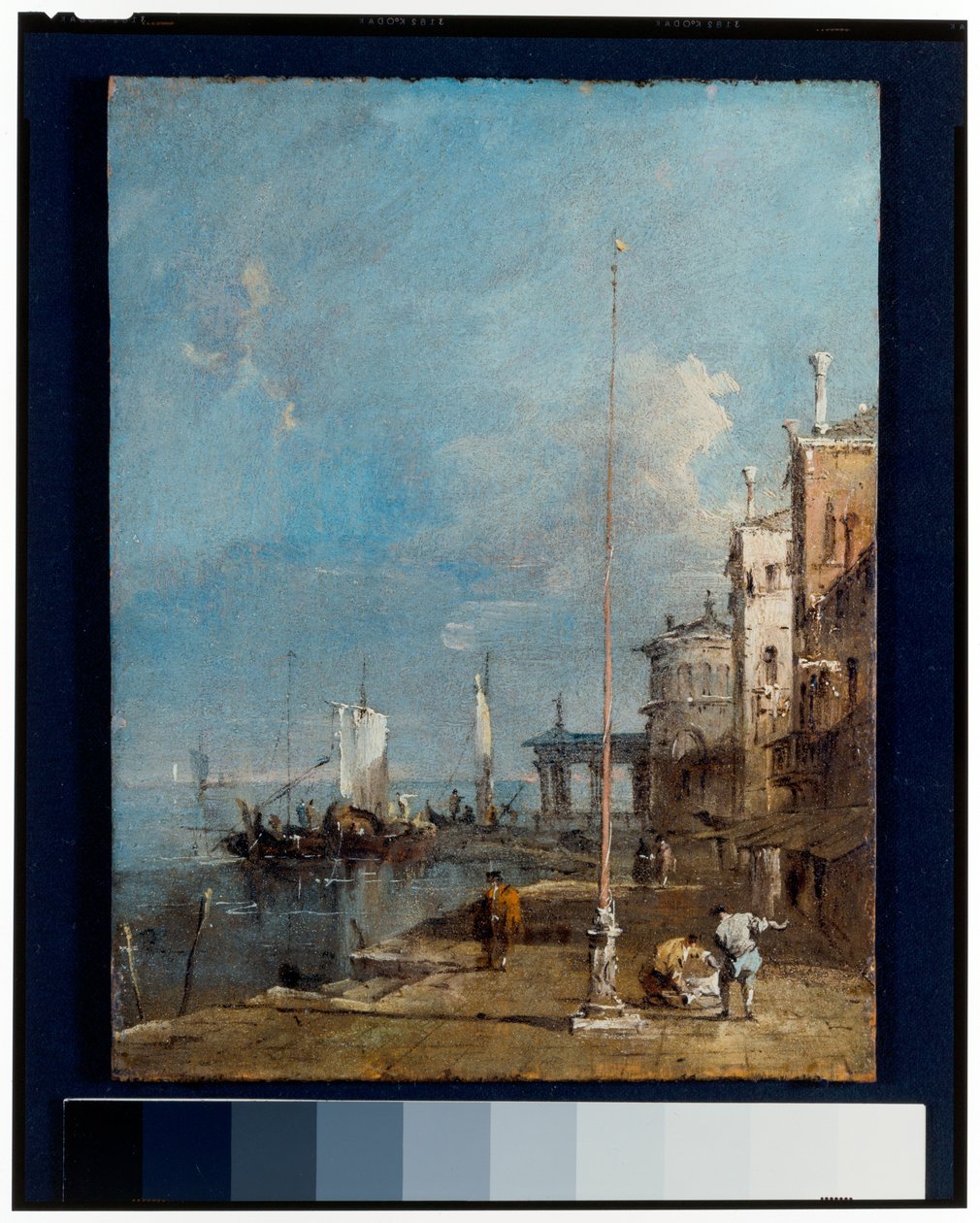Capriccio Diadalívvel és Városi Háttérrel alkotó: Francesco and/or Gian Antonio (1699 1761) Guardi