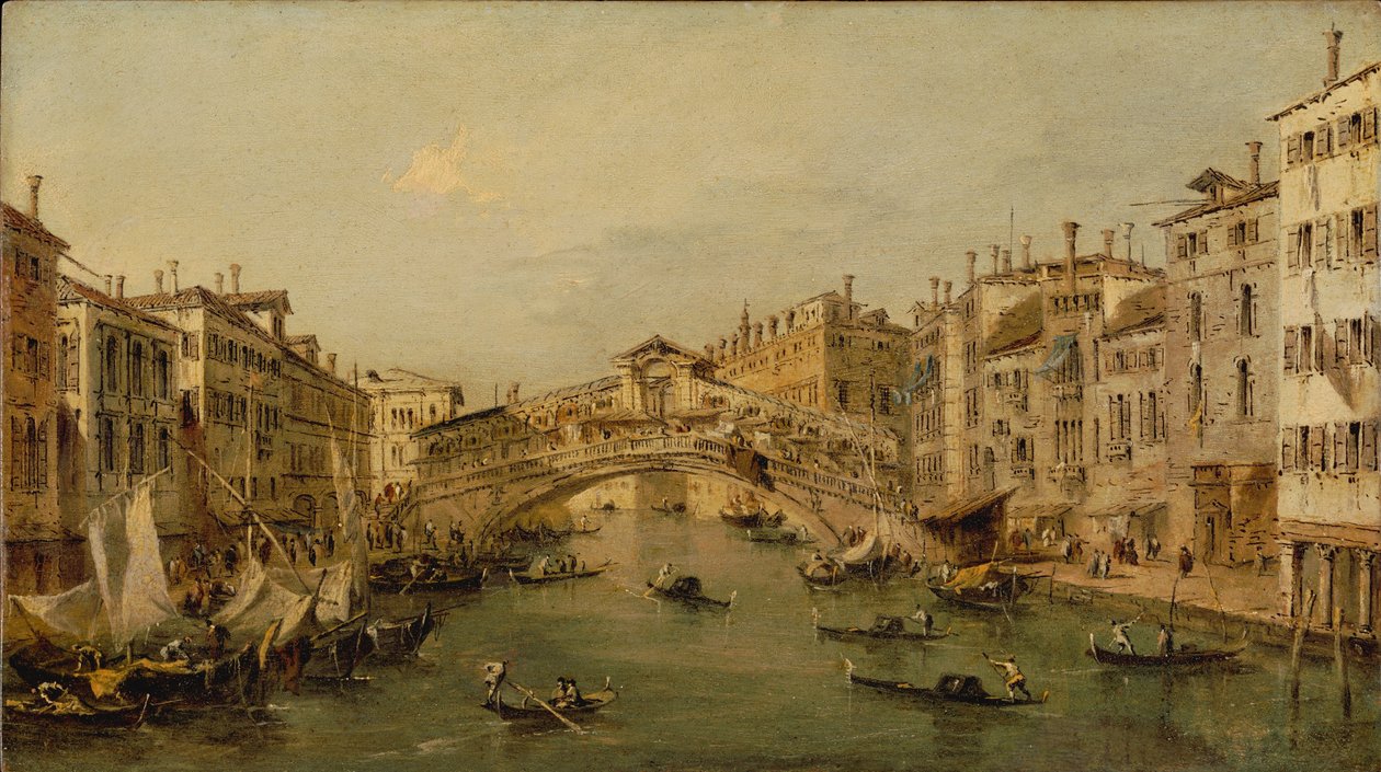 Velence: A Rialto alkotó: Francesco circle of Guardi