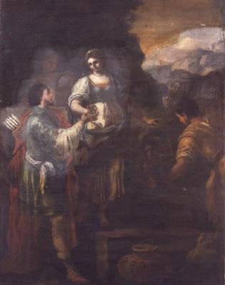 Rebecca és Eliezer a kútnál alkotó: Francesco de (attr. to) Mura