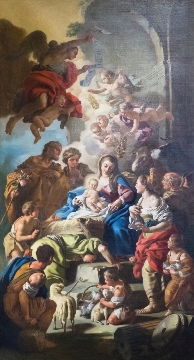 A pásztorok imádata alkotó: Francesco de Mura
