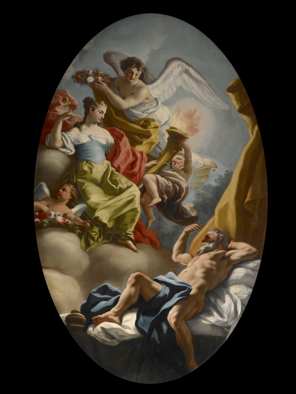 Bölcsesség és igazság allegóriája, 1750 körül alkotó: Francesco de Mura