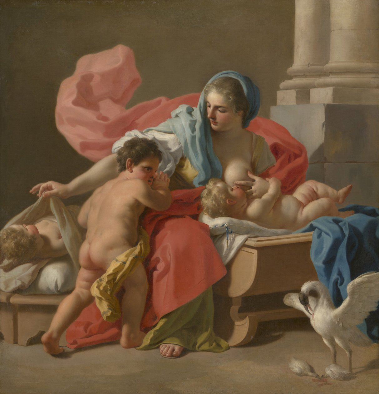 Jótékonyság, 1743-44 alkotó: Francesco de Mura