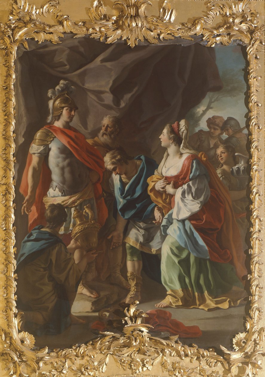 Alexander történetei, Francesco De Mura (1696-1782) alkotó: Francesco de Mura