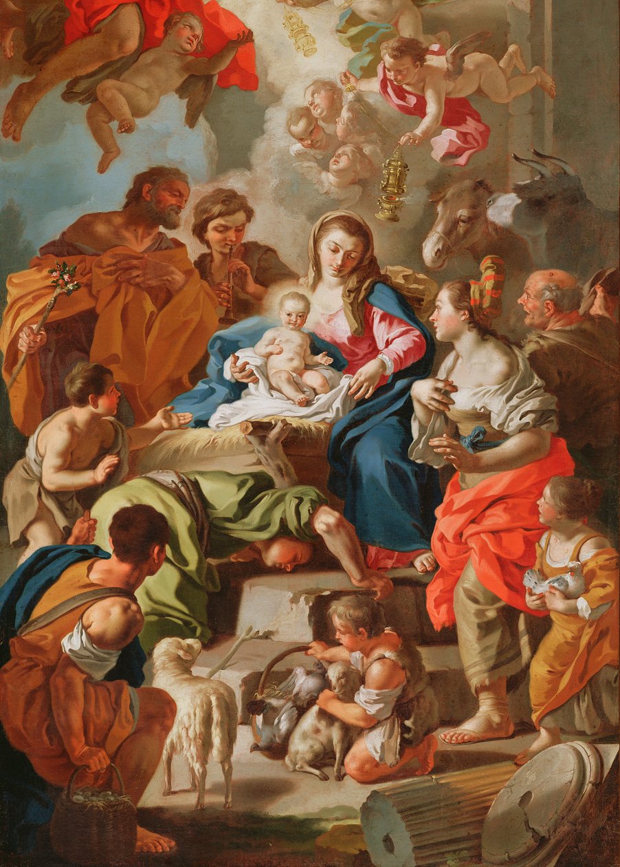 A Pásztorok imádata alkotó: Francesco de Mura