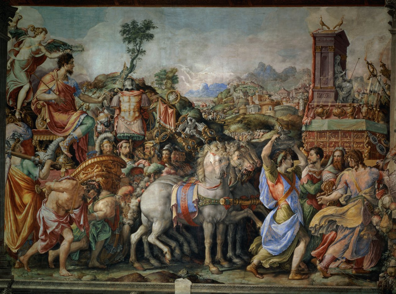 Marcus Furius Camillus (Kr. e. 447-365) diadala, a Sala dell