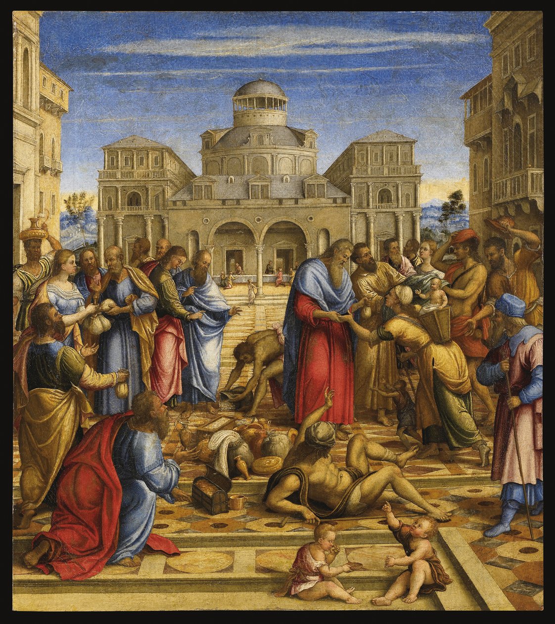 Irgalmas János Alexandriában alkotó: Francesco di Bernardo de Vecchi Santacroce