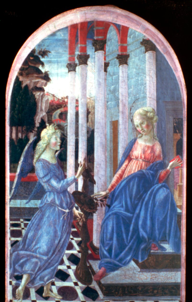 Angyali üdvözlet, c1470-1472 alkotó: Francesco di Giorgio Martini