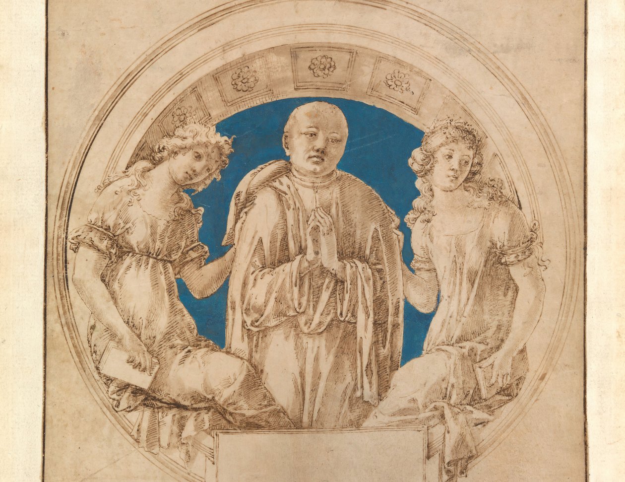 Fali emlékmű tervezése, kb. 1490. alkotó: Francesco di Giorgio Martini