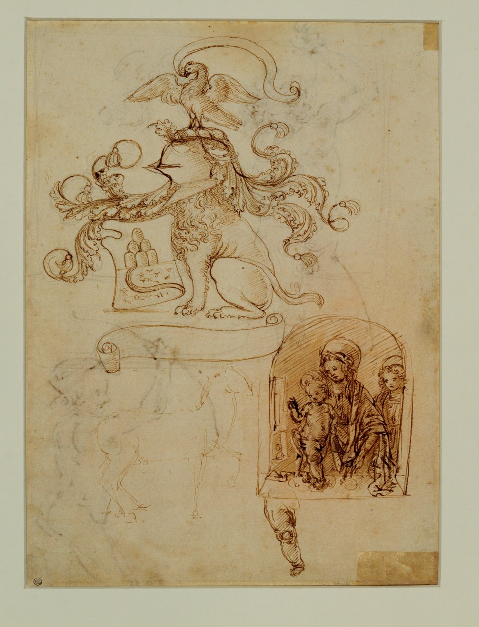 Heraldikai elemek ... alkotó: Francesco di Simone (attr. to)
