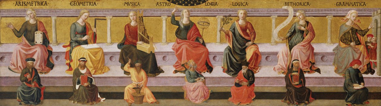 A hét szabadművészet c. 1450 alkotó: Francesco di Stefano Pesellino