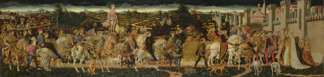 Dávid diadala, c. 1450 alkotó: Francesco di Stefano Pesellino