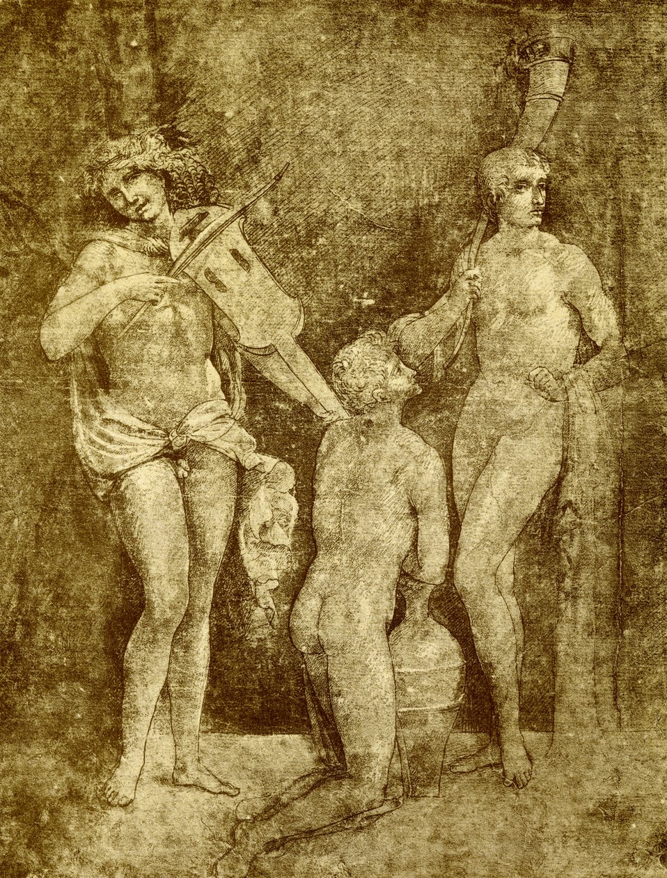 Három csillagkép alkotó: Francesco school of Francia
