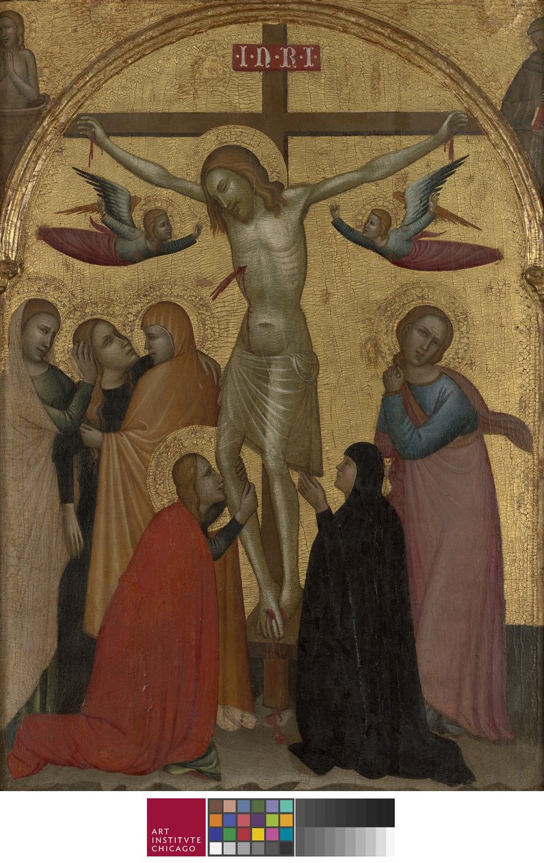 A keresztre feszítés, 1370 körül alkotó: Francescuccio Ghissi