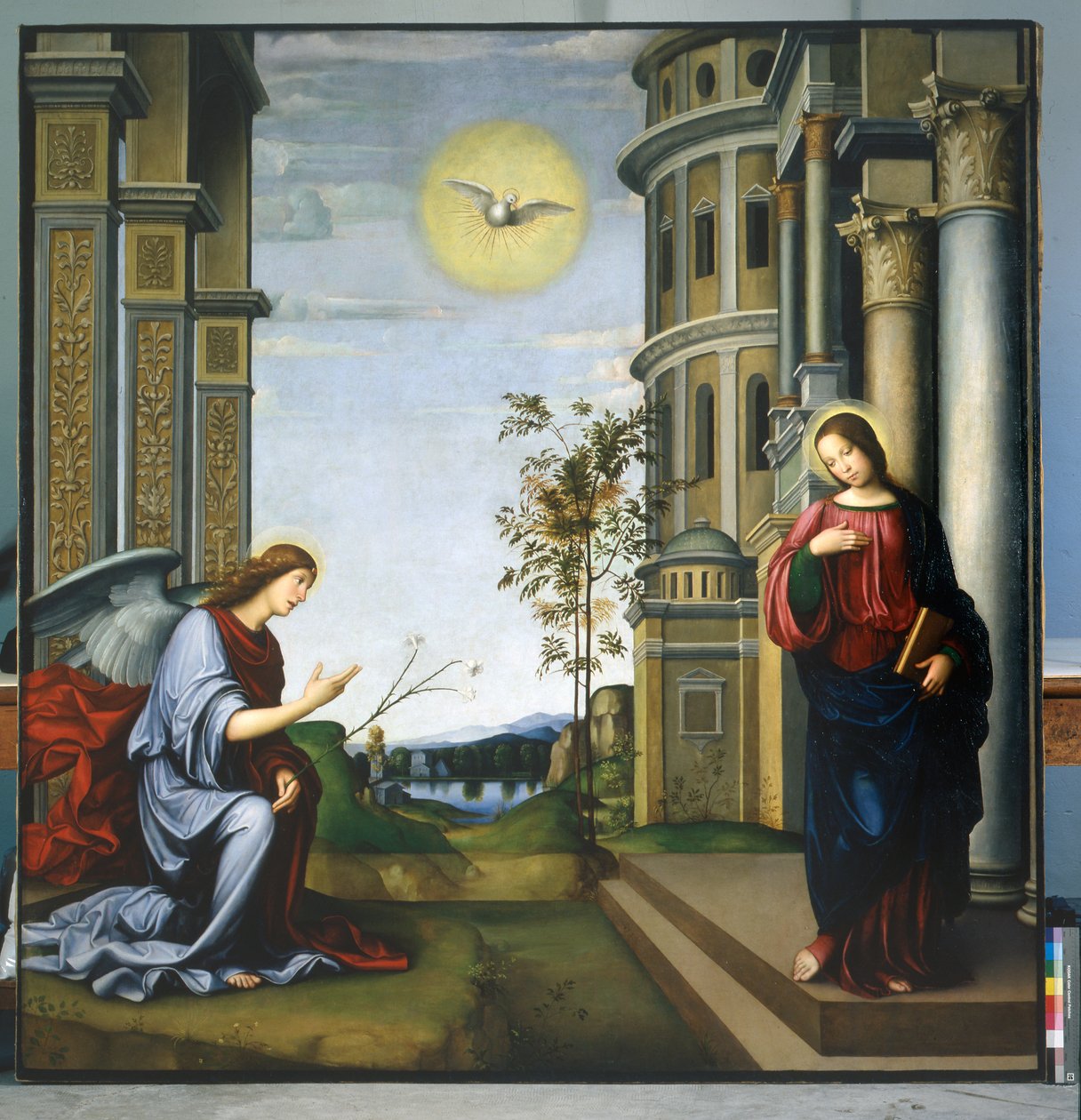Angyali üdvözlet, 1505 alkotó: Francia