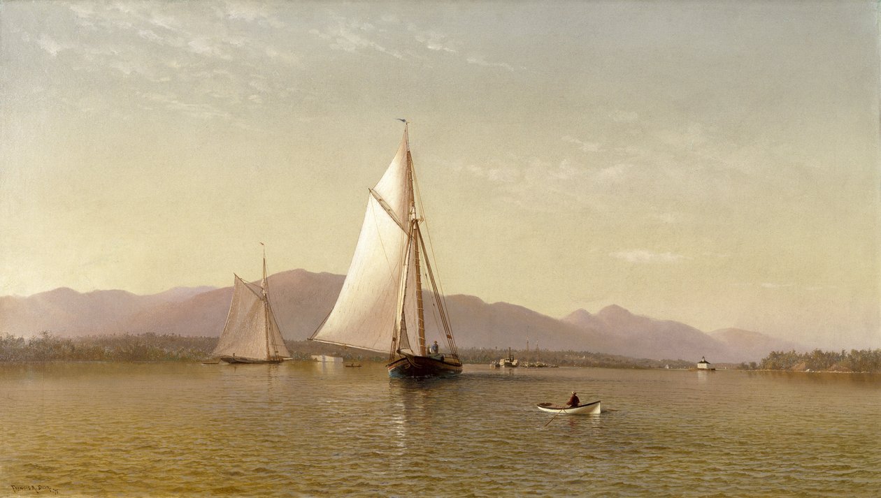 A Hudson a Tappan Zee -ben alkotó: Francis Augustus Silva