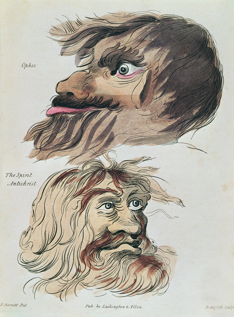 A Spirit Antikrisztus, R. Griffith metszet alkotó: Francis Barrett