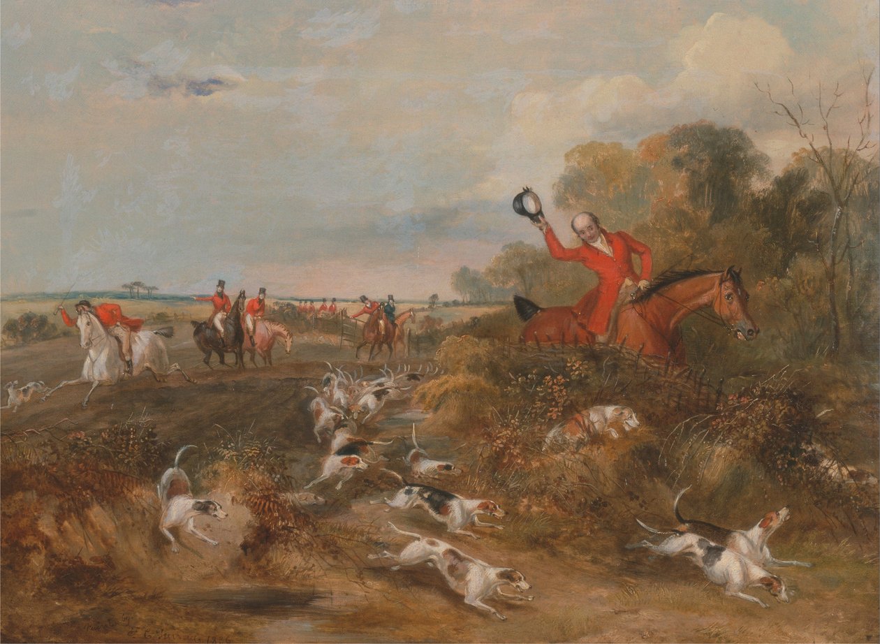 Bachelors Hall- Capping on Hounds alkotó: Francis Calcraft Turner